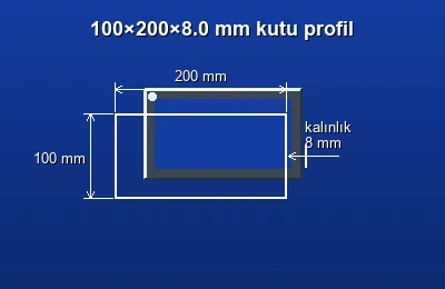 Dikdörtgen kutu profil fiyatları 2026