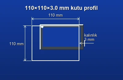 Dikdörtgen kutu profil fiyatları 2026
