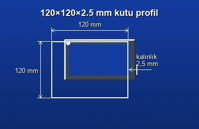 Dikdörtgen kutu profil fiyatları 2026