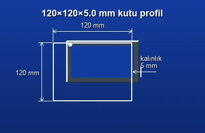 Dikdörtgen kutu profil fiyatları 2026