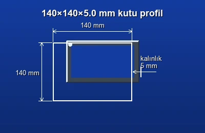 Dikdörtgen kutu profil fiyatları 2026