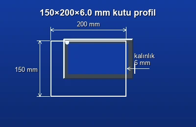 Dikdörtgen kutu profil fiyatları 2026