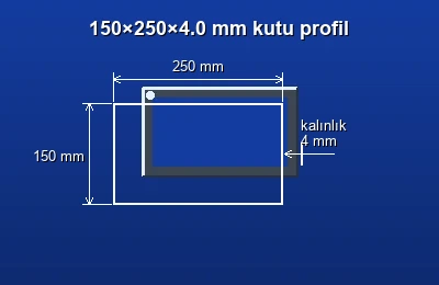Dikdörtgen kutu profil fiyatları 2026