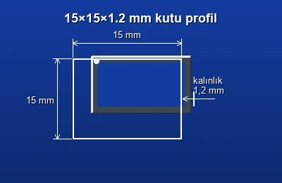 Dikdörtgen kutu profil fiyatları 2026