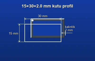 Dikdörtgen kutu profil fiyatları 2026