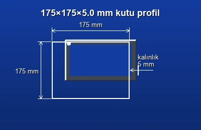Dikdörtgen kutu profil fiyatları 2026