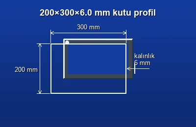 Dikdörtgen kutu profil fiyatları 2026