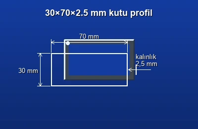 Dikdörtgen kutu profil fiyatları 2026