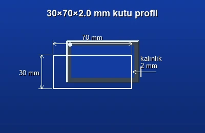 Dikdörtgen kutu profil fiyatları 2026