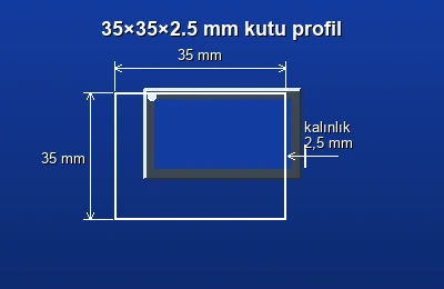 Dikdörtgen kutu profil fiyatları 2026