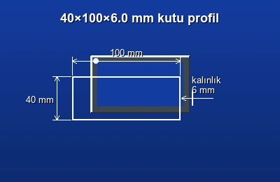 Dikdörtgen kutu profil fiyatları 2026