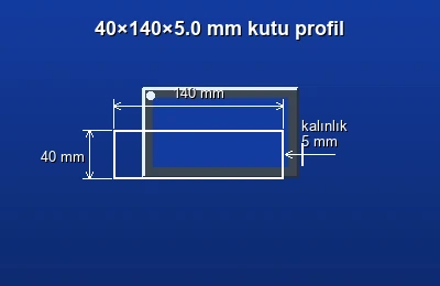 Dikdörtgen kutu profil fiyatları 2026