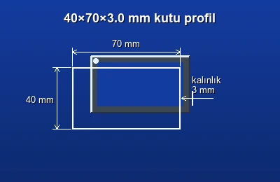 Dikdörtgen kutu profil fiyatları 2026