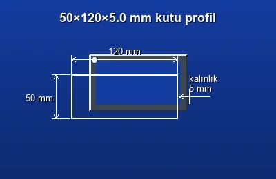 Dikdörtgen kutu profil fiyatları 2026