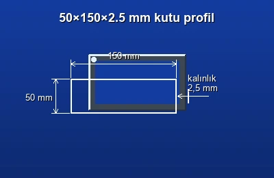 Dikdörtgen kutu profil fiyatları 2026