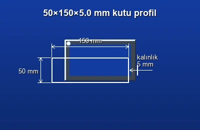 Dikdörtgen kutu profil fiyatları 2026