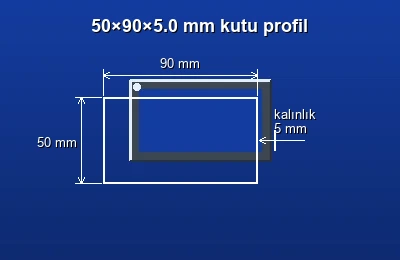 Dikdörtgen kutu profil fiyatları 2026