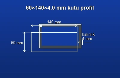 Dikdörtgen kutu profil fiyatları 2026