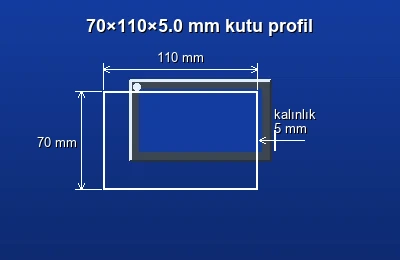 Dikdörtgen kutu profil fiyatları 2026