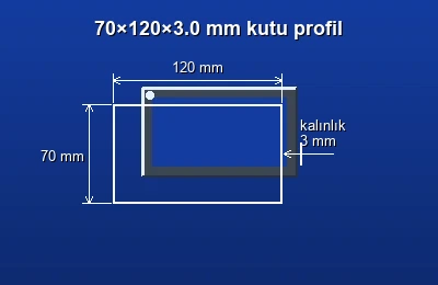 Dikdörtgen kutu profil fiyatları 2026