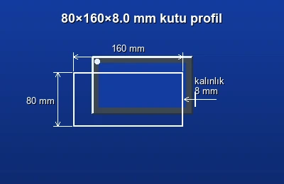 Dikdörtgen kutu profil fiyatları 2026