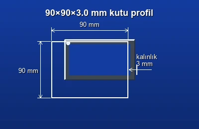 Dikdörtgen kutu profil fiyatları 2026